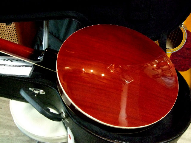 Aria SB-10 ５弦バンジョー ハードケース付き マイク搭載アンプに繋げる エレキバンジョー Banjo ギター専門店 キャットロック .Cat  Rock..