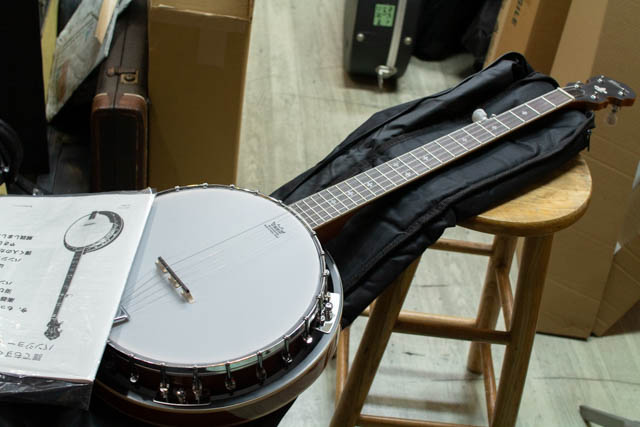 Blanton　BB-15R　５弦バンジョー 　マイク搭載アンプに繋げる　エレキバンジョー　Banjo　【 ブラントン BB15R 5-strings  Banjo 】