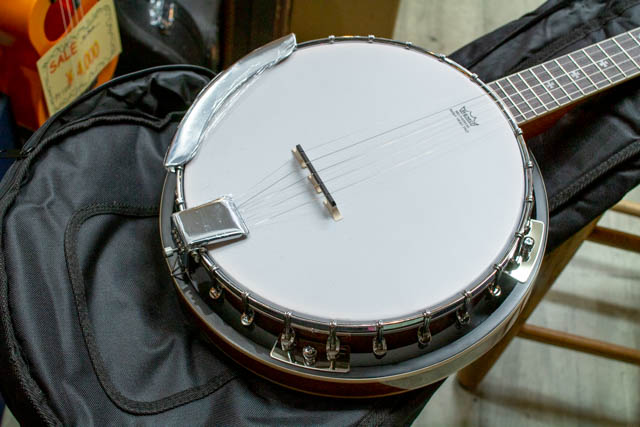 Blanton　BB-15R　５弦バンジョー 　マイク搭載アンプに繋げる　エレキバンジョー　Banjo　【 ブラントン BB15R 5-strings  Banjo 】