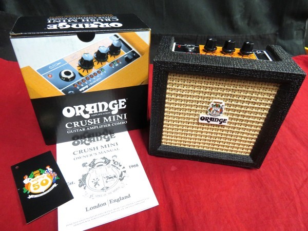 ORANGE CRUSH mini BLACK　ミニアンプ　オレンジ　クラッシュ　ミニ　小型ギターアンプ　ブラック BK