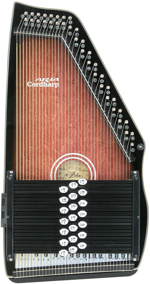 チューニング済み】 アンプに繋げる AutoHarp マイクつき コードハープ