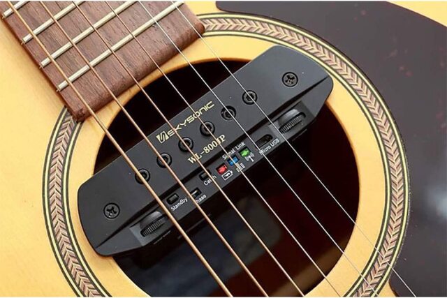 SKYSONIC WL-800JP Wireless Soundhole Pickup 【本体加工不要】　アコースティックギター用ピックアップ  ワイヤレスシステム